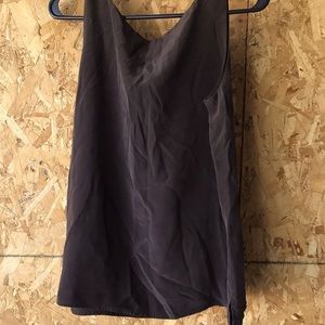 Classifies ent let womens silk brown tank blouse size 12